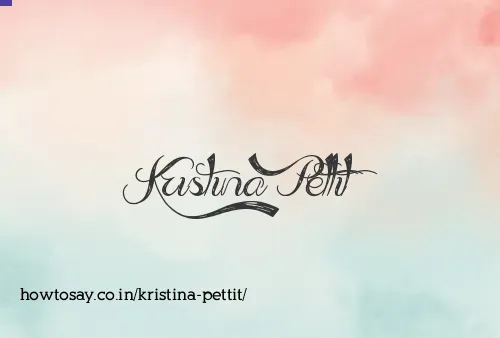 Kristina Pettit