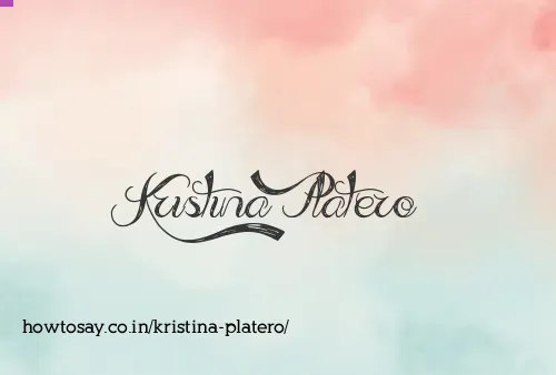 Kristina Platero