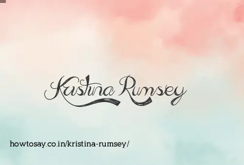 Kristina Rumsey