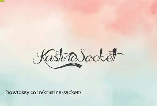Kristina Sackett