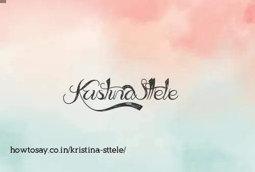 Kristina Sttele