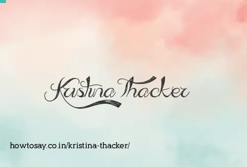 Kristina Thacker