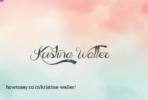 Kristina Waller
