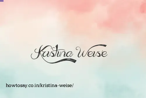 Kristina Weise