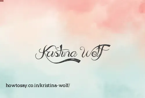 Kristina Wolf