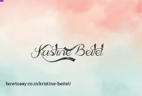 Kristine Beitel