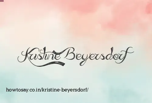 Kristine Beyersdorf