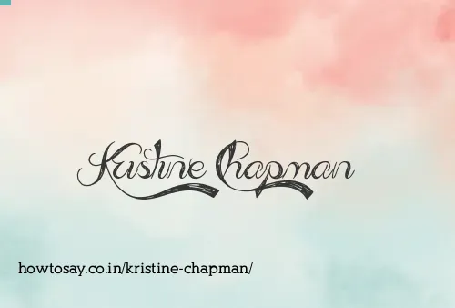 Kristine Chapman
