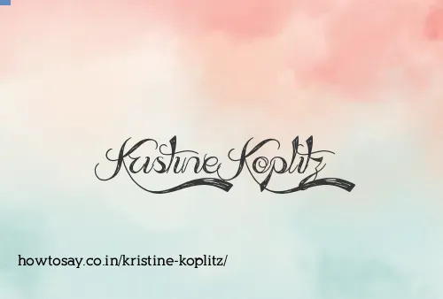 Kristine Koplitz