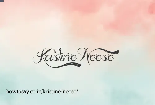 Kristine Neese