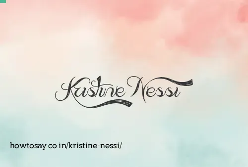 Kristine Nessi