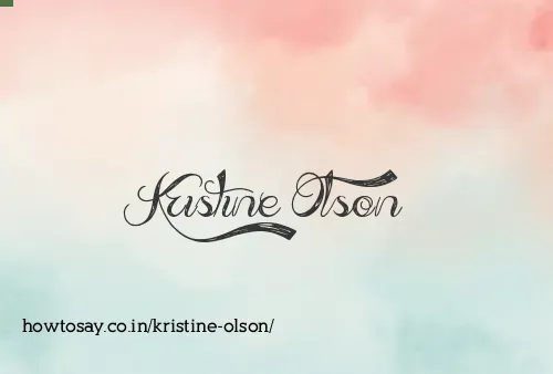Kristine Olson