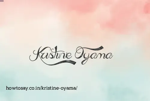 Kristine Oyama