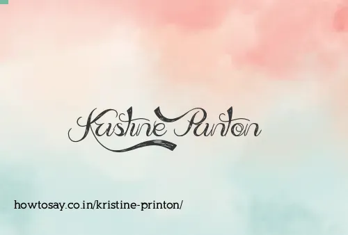 Kristine Printon