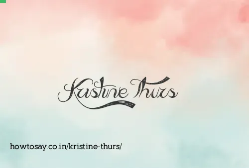 Kristine Thurs
