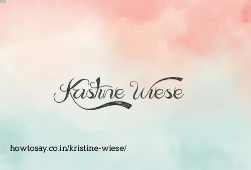 Kristine Wiese