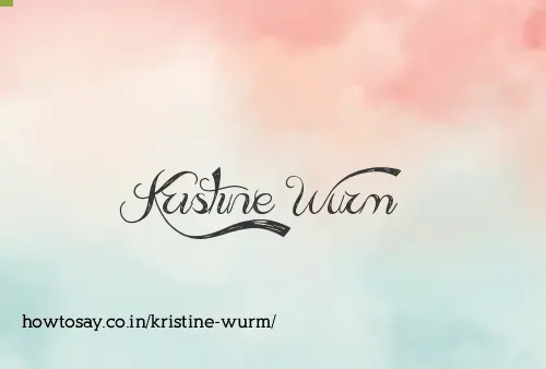 Kristine Wurm