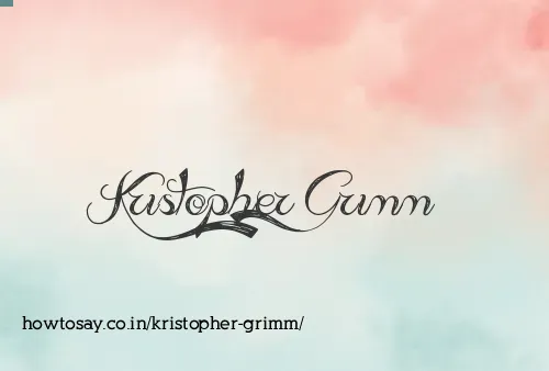 Kristopher Grimm