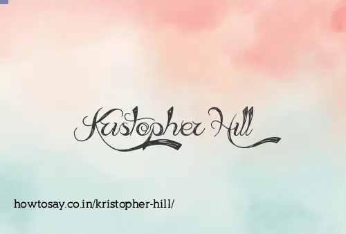 Kristopher Hill