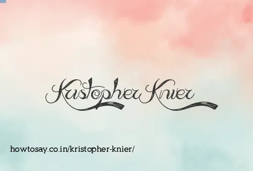 Kristopher Knier