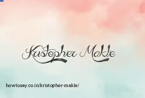 Kristopher Makle