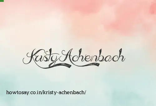 Kristy Achenbach