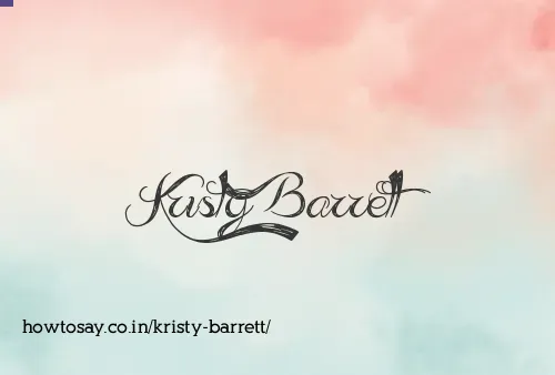 Kristy Barrett