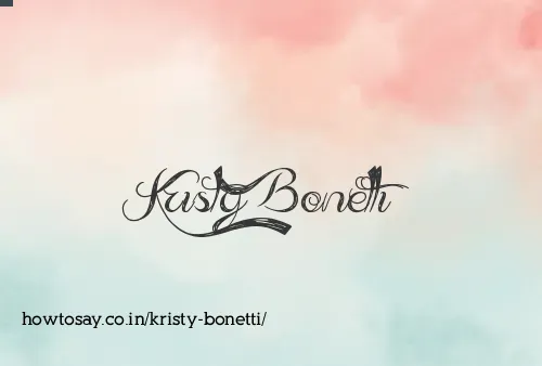Kristy Bonetti