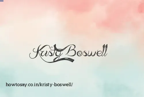 Kristy Boswell