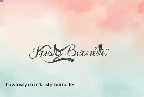 Kristy Burnette