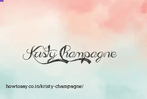 Kristy Champagne