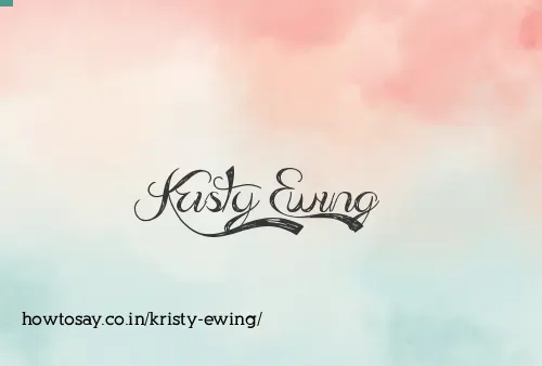 Kristy Ewing