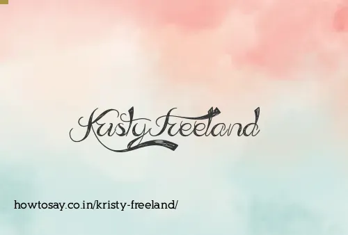 Kristy Freeland
