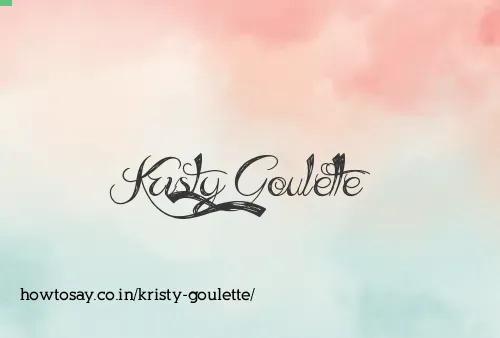 Kristy Goulette