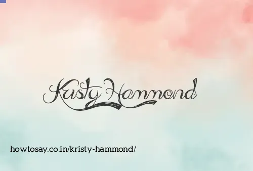 Kristy Hammond