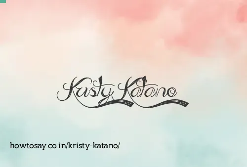 Kristy Katano