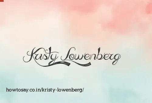 Kristy Lowenberg