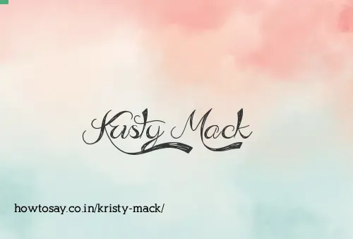 Kristy Mack