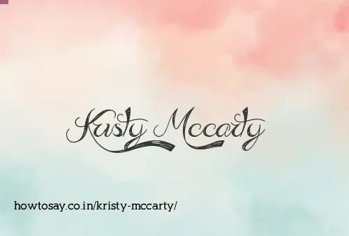 Kristy Mccarty