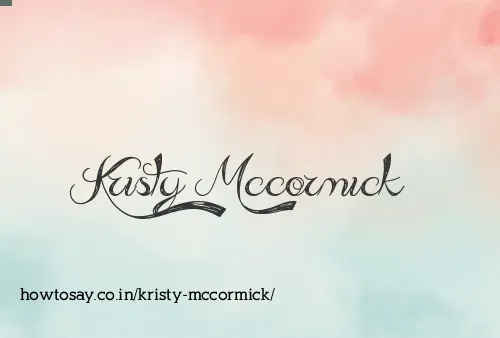 Kristy Mccormick