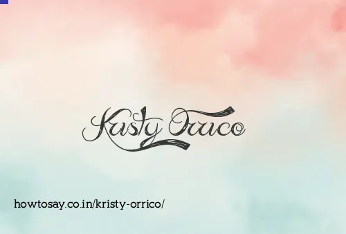 Kristy Orrico