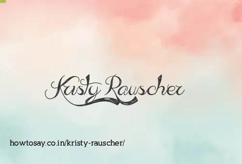 Kristy Rauscher