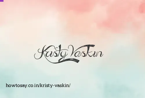 Kristy Vaskin