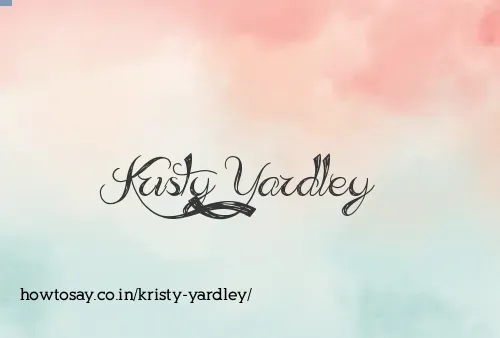 Kristy Yardley