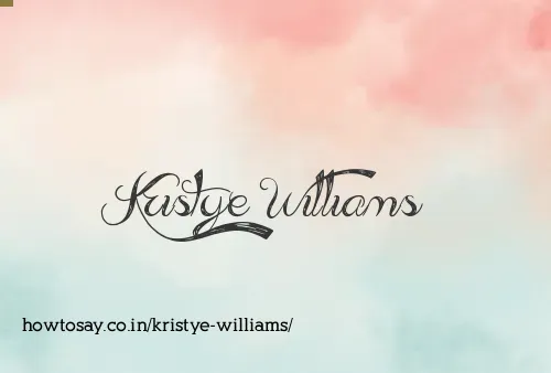 Kristye Williams