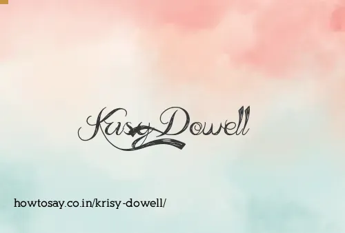 Krisy Dowell
