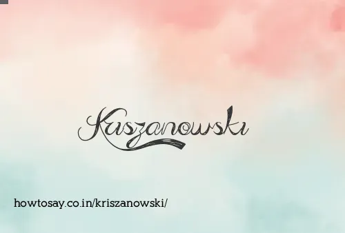 Kriszanowski