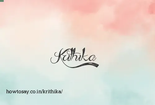 Krithika