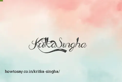 Kritka Singha