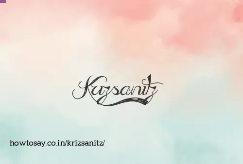 Krizsanitz